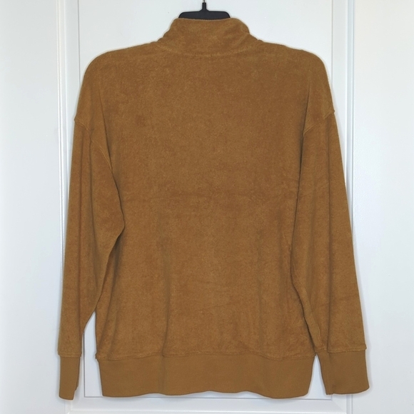 Aerie Offline Summer Lights Quarter Zip Oversized Terry Sweatshirt NWOT M - Picture 9 of 14